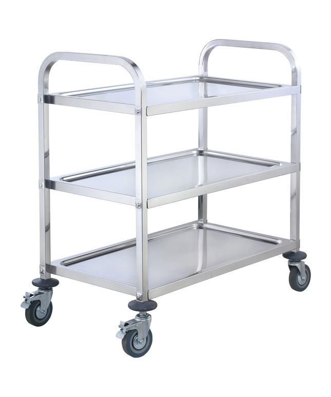 Xe Đẩy Phục Vụ Winco SUC-50 3 Tầng Inox Thành Chống Trượt