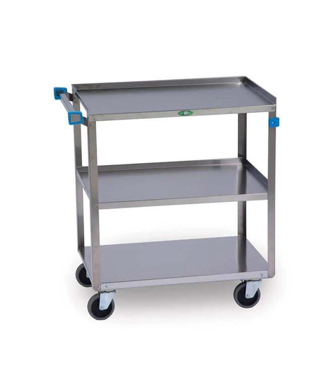 Xe Đẩy Tiện Ích Inox 3 Tầng Lakeside 422A Tải Trọng 226.76 kg, Gờ Nâng