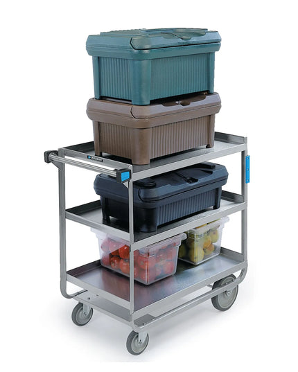 Xe Đẩy Tiện Ích Inox 3 Tầng Lakeside 544 Tải Trọng 317.46 kg, Gờ Nâng