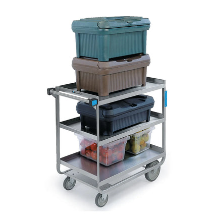 Xe Đẩy Tiện Ích Inox 3 Tầng Lakeside 544 Tải Trọng 317.46 kg, Gờ Nâng
