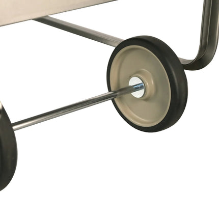Xe Đẩy Tiện Ích Inox 3 Tầng Lakeside 544 Tải Trọng 317.46 kg, Gờ Nâng