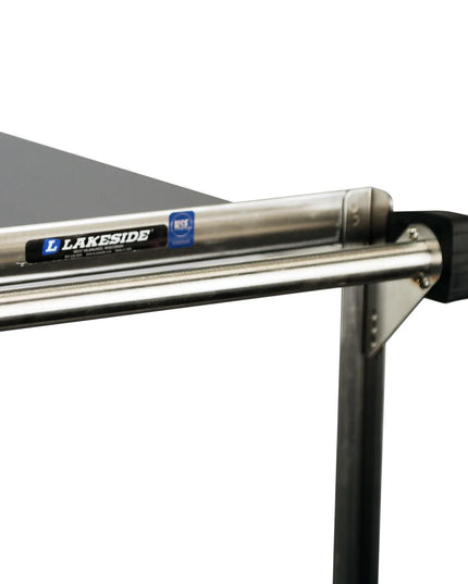 Xe Đẩy Tiện Ích Inox 3 Tầng Lakeside 544 Tải Trọng 317.46 kg, Gờ Nâng
