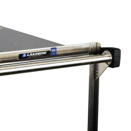 Xe Đẩy Tiện Ích Inox 3 Tầng Lakeside 544 Tải Trọng 317.46 kg, Gờ Nâng