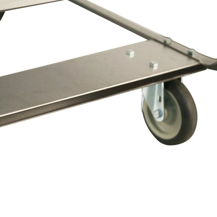 Xe Đẩy Tiện Ích Inox 3 Tầng Lakeside 544 Tải Trọng 317.46 kg, Gờ Nâng