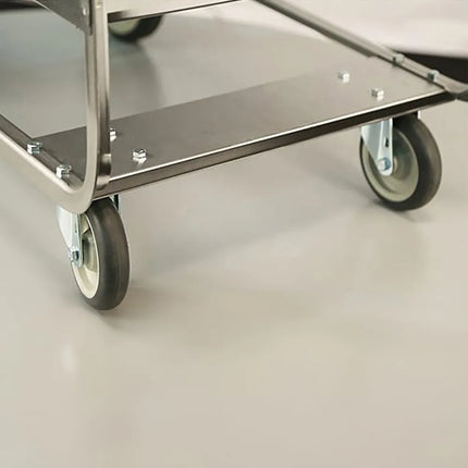 Xe Đẩy Tiện Ích Inox 3 Tầng Lakeside 744 Tải Trọng 317.46 kg, Gờ Nâng