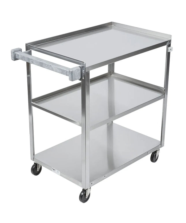 Xe Đẩy Tiện Ích Inox 3 Tầng Vollrath 97126 Tải Trọng 181.41 kg, Gờ Nâng