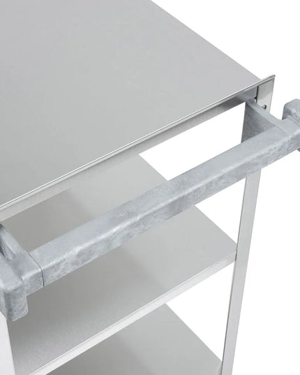 Xe Đẩy Tiện Ích Inox 3 Tầng Vollrath 97126 Tải Trọng 181.41 kg, Gờ Nâng
