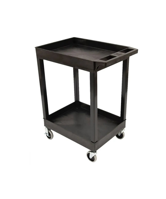 Xe Đẩy Tiện Ích Khay Nhựa Luxor 2 Tầng Tải Trọng 226.76 kg Thành Cao SEC11HD-B