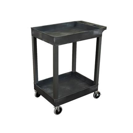 Xe Đẩy Tiện Ích Khay Nhựa Luxor 2 Tầng Tải Trọng 226.76 kg Thành Cao SEC11HD-B