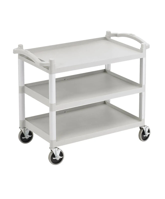 Xe Đẩy Tiện Ích Nhựa 3 Tầng Cambro BC340KDLP480 Tải Trọng 181.41 kg, Gờ Cao