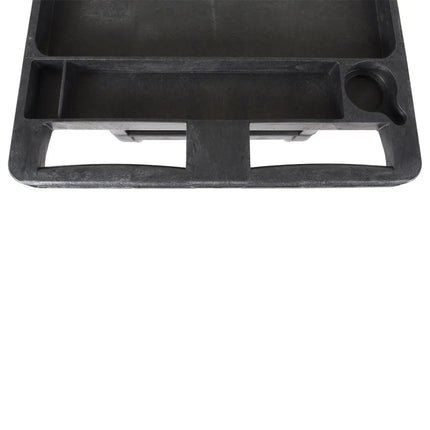 Xe Đẩy Tiện Ích Polymer 2 Tầng Luxor Tải Trọng 226.76 kg, Gờ Nâng, Đen (XLC11-B)