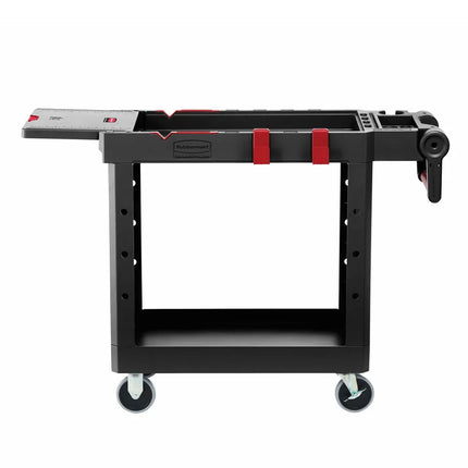 Xe Đẩy Tiện Ích Polymer 2 Tầng Rubbermaid 1997206 Tải Trọng 226.76 kg, Gờ Cao