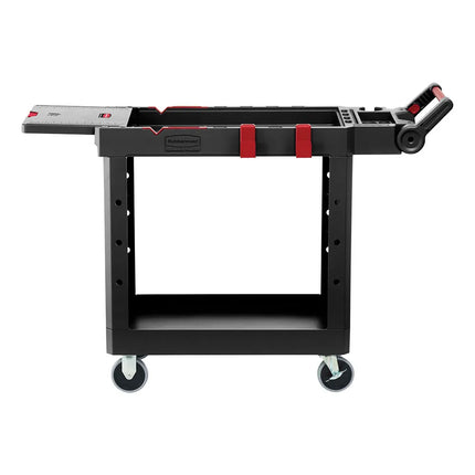 Xe Đẩy Tiện Ích Polymer 2 Tầng Rubbermaid 1997206 Tải Trọng 226.76 kg, Gờ Cao