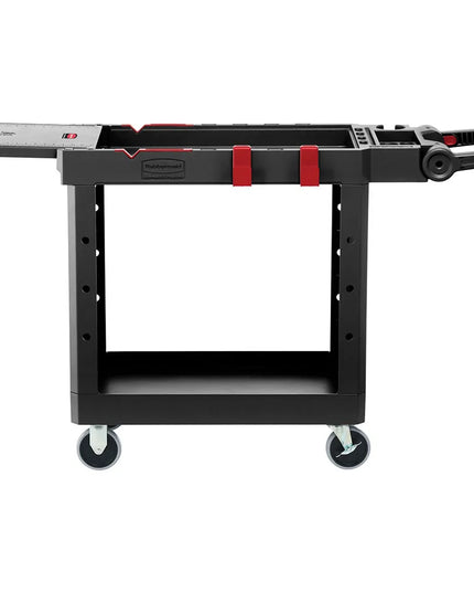 Xe Đẩy Tiện Ích Polymer 2 Tầng Rubbermaid 1997206 Tải Trọng 226.76 kg, Gờ Cao