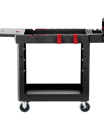 Xe Đẩy Tiện Ích Polymer 2 Tầng Rubbermaid 1997206 Tải Trọng 226.76 kg, Gờ Cao