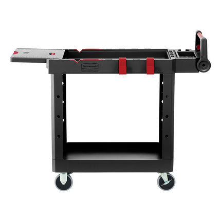 Xe Đẩy Tiện Ích Polymer 2 Tầng Rubbermaid 1997206 Tải Trọng 226.76 kg, Gờ Cao