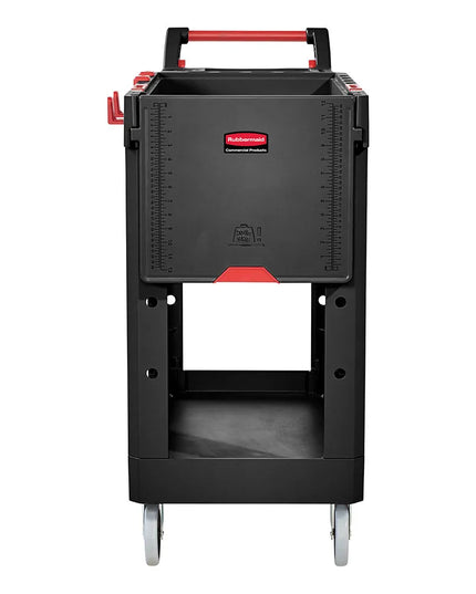 Xe Đẩy Tiện Ích Polymer 2 Tầng Rubbermaid 1997206 Tải Trọng 226.76 kg, Gờ Cao