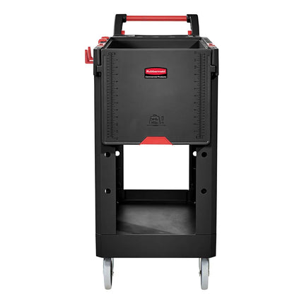 Xe Đẩy Tiện Ích Polymer 2 Tầng Rubbermaid 1997206 Tải Trọng 226.76 kg, Gờ Cao