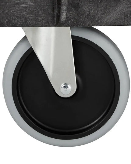 Xe Đẩy Tiện Ích Polymer 2 Tầng Rubbermaid FG9T6600BLA Tải Trọng 226.76 kg, Gờ Nâng