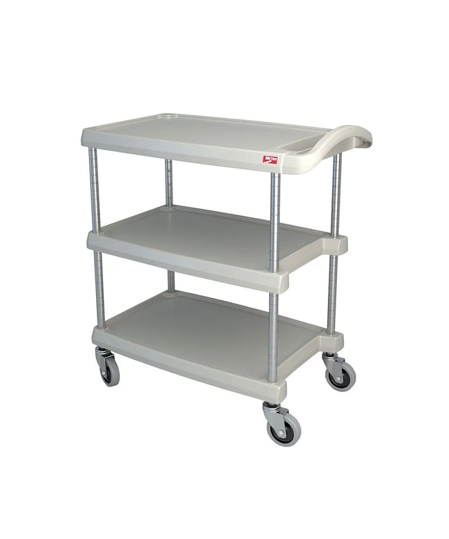 Xe Đẩy Tiện Ích Polymer 3 Tầng Metro MY1627-34G Tải Trọng 181.41 kg, Gờ Marine