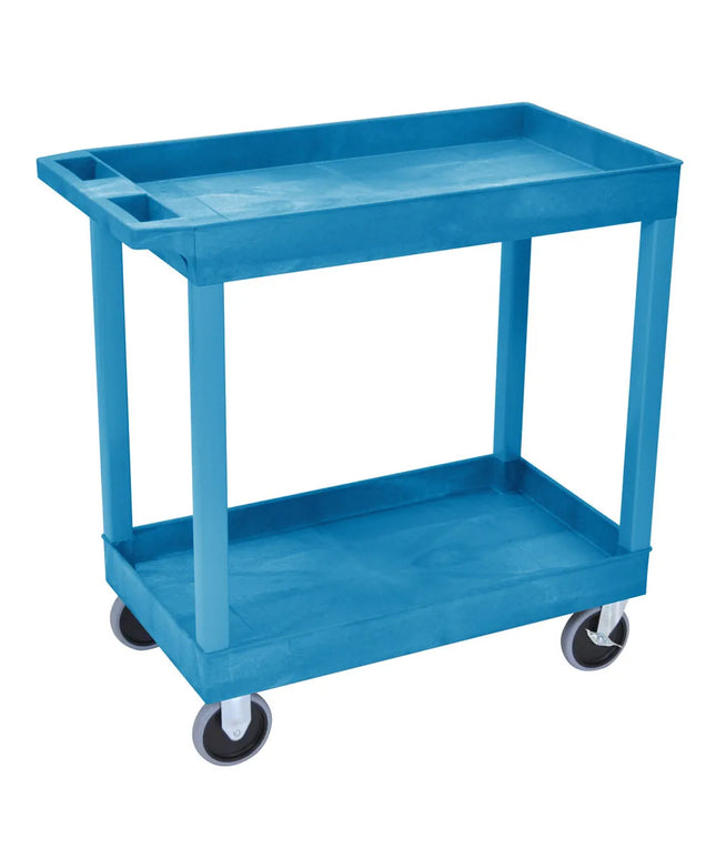 Xe Đẩy Tiện Ích Polymer Luxor 2 Tầng Tải Trọng 226.76 kg Thành Cao EC11HD-BU