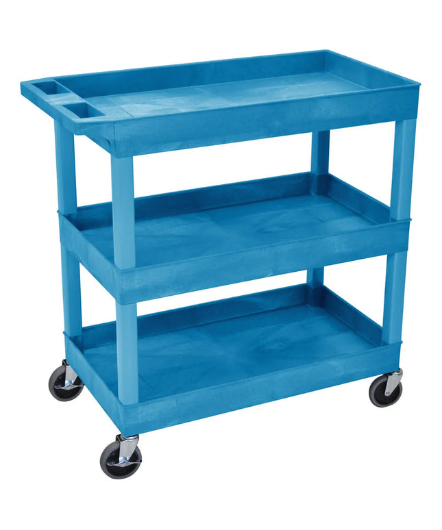 Xe Đẩy Tiện Ích Polymer Luxor 3 Tầng Tải Trọng 181.41 kg Thành Cao EC111-BU