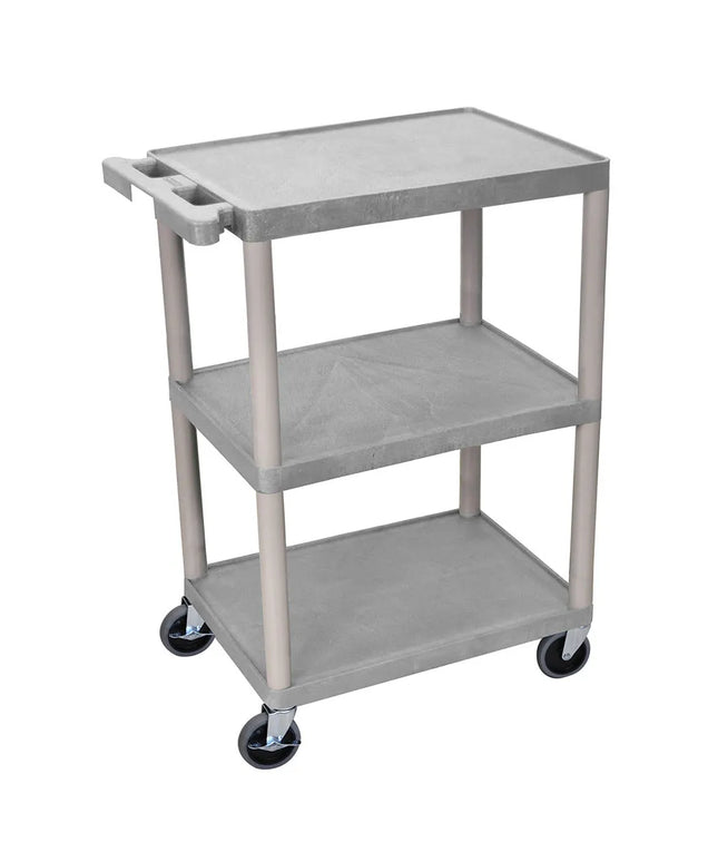 Xe Đẩy Tiện Ích Polymer Luxor 3 Tầng Tải Trọng 181.41 kg Thành Cao HE34-G
