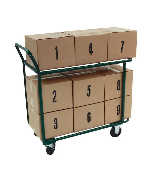Xe Đẩy Tiện Ích Thép 2 Tầng Winholt 110 Tải Trọng 272.11 kg, Gờ Phẳng