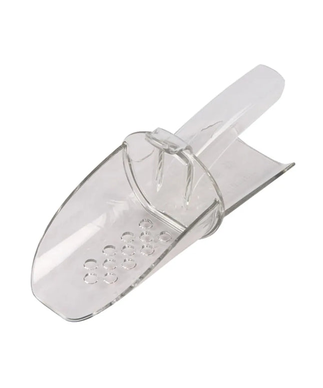 Xẻng Xúc Đá Tròn San Jamar SI4550 Saf-T-Scoop® Có Tấm Chắn Khớp Ngón Lỗ Thoát Nước Polycarbonate 177 ml