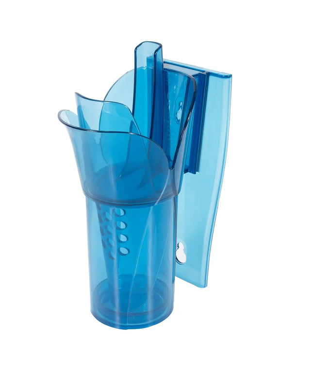 Xẻng Xúc Đá Tròn San Jamar SI5000 Saf-T-Scoop® Có Tấm Chắn Khớp Ngón Kèm Giá Đỡ Guardian™ Polycarbonate 296 ml