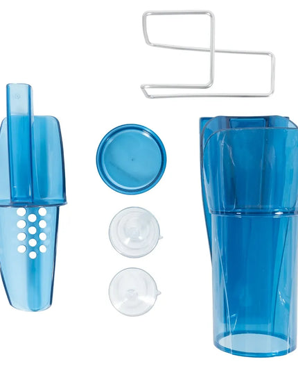 Xẻng Xúc Đá Tròn San Jamar SI5000 Saf-T-Scoop® Có Tấm Chắn Khớp Ngón Kèm Giá Đỡ Guardian™ Polycarbonate 296 ml