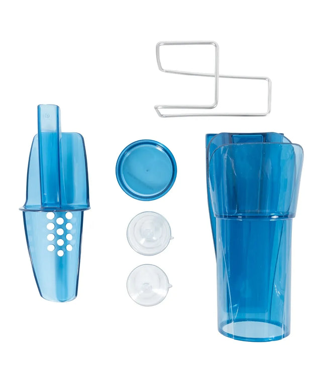 Xẻng Xúc Đá Tròn San Jamar SI5000 Saf-T-Scoop® Có Tấm Chắn Khớp Ngón Kèm Giá Đỡ Guardian™ Polycarbonate 296 ml