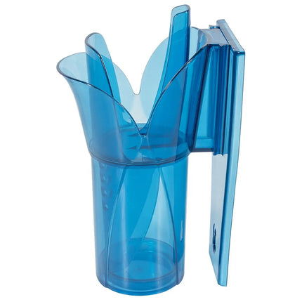Xẻng Xúc Đá Tròn San Jamar SI5000 Saf-T-Scoop® Có Tấm Chắn Khớp Ngón Kèm Giá Đỡ Guardian™ Polycarbonate 296 ml