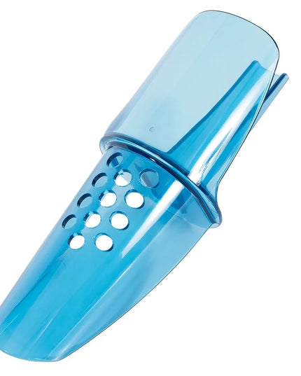 Xẻng Xúc Đá Tròn San Jamar SI5000 Saf-T-Scoop® Có Tấm Chắn Khớp Ngón Kèm Giá Đỡ Guardian™ Polycarbonate 296 ml