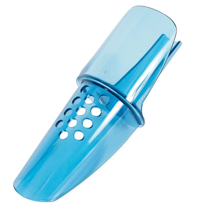 Xẻng Xúc Đá Tròn San Jamar SI5000 Saf-T-Scoop® Có Tấm Chắn Khớp Ngón Kèm Giá Đỡ Guardian™ Polycarbonate 296 ml