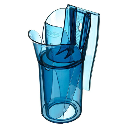 Xẻng Xúc Đá Tròn San Jamar SI7700 Saf-T-Scoop® Có Tấm Chắn Khớp Ngón Kèm Giá Đỡ Guardian™ Polycarbonate 710 ml