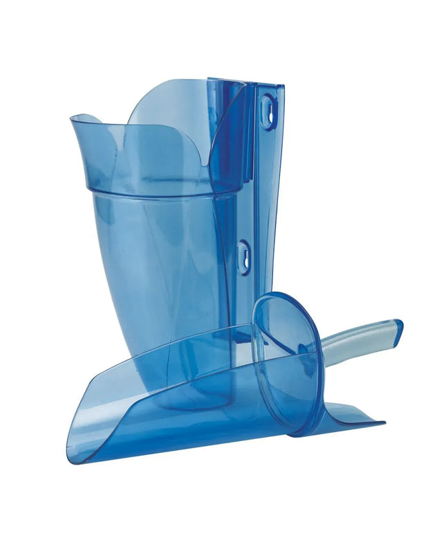Xẻng Xúc Đá Tròn San Jamar SI9000 Saf-T-Scoop® Có Tấm Chắn Khớp Ngón Kèm Giá Đỡ Guardian™ Polycarbonate 2543 ml