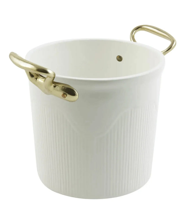 Xô Đựng Champagne/Đá Bon Chef 4036S 17.8 cm - Nhôm, Màu Ngà