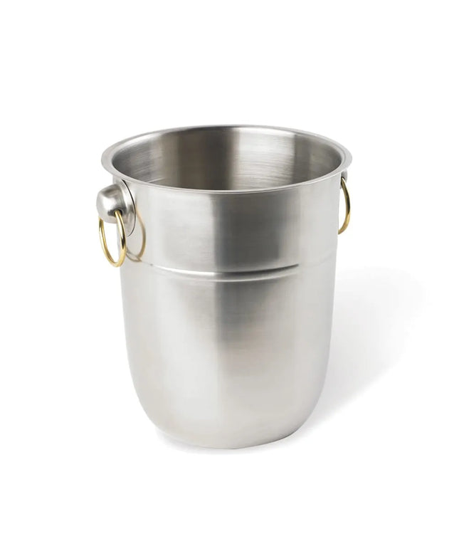 Xô Đựng Rượu Vang Vollrath 46801 25.7 cm, Thép Không Gỉ, Tay Cầm Đồng Thau