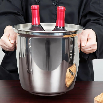 Xô Đựng Rượu Vang Vollrath 47625 23.2 cm - Thép Không Gỉ, Hoàn Thiện Gương