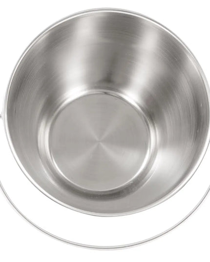 Xô Phục Vụ Tròn Mini American Metalcraft SSP43 Có Tay Cầm 946 ml - 12.7 cm x 11.7 cm, Inox