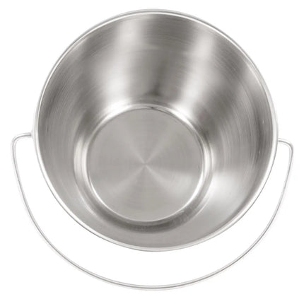 Xô Phục Vụ Tròn Mini American Metalcraft SSP43 Có Tay Cầm 946 ml - 12.7 cm x 11.7 cm, Inox