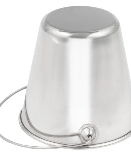 Xô Phục Vụ Tròn Mini American Metalcraft SSP43 Có Tay Cầm 946 ml - 12.7 cm x 11.7 cm, Inox
