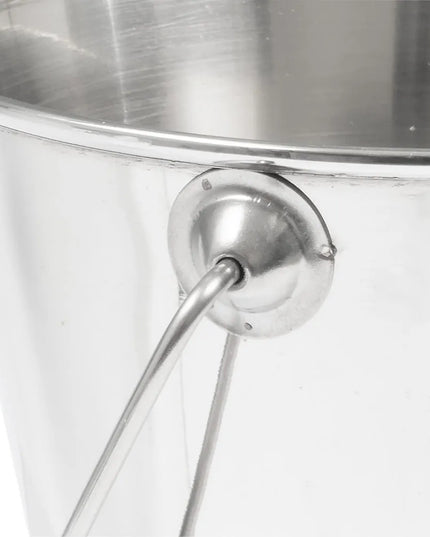 Xô Phục Vụ Tròn Mini American Metalcraft SSP43 Có Tay Cầm 946 ml - 12.7 cm x 11.7 cm, Inox