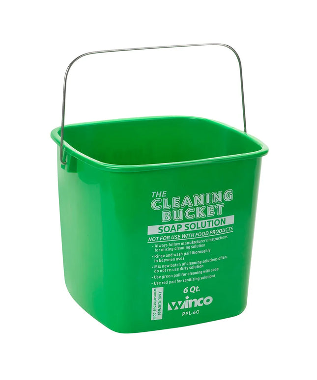Xô Vệ Sinh Winco PPL-6G 5.7 lít - Nhựa, Xanh Lá