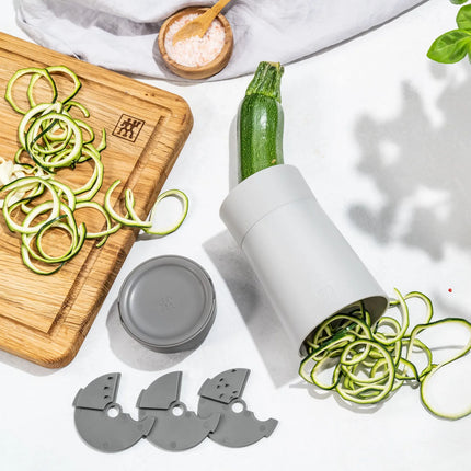 ZWILLING | 10.2 cm-1 Vegetable Spiralizer – 3 widths - 18/10 stainless blades - Dishwasher-safe