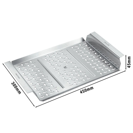 ZWILLING | BBQ Grill Basket XL without Handle – Silver, For Veg, Meat & Fish