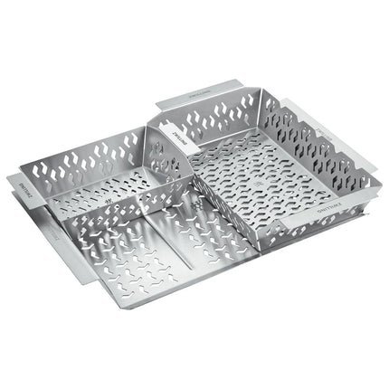 ZWILLING | BBQ Grill Basket XL without Handle – Silver, For Veg, Meat & Fish