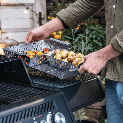 ZWILLING | BBQ Grill Basket XL without Handle – Silver, For Veg, Meat & Fish