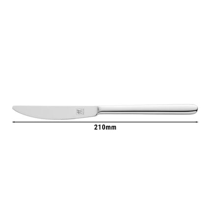 ZWILLING | Chiaro Dessert Knife – 210 mm - 18/10 Stainless Steel - Mirror-Polished - Dishwasher Safe